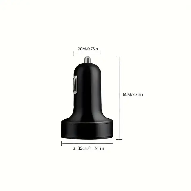 6 Portlu Hızlı Araç Şarj – 4 USB + 2 Type-C Çıkışlı Dijital Göstergeli Oto Şarjı 2