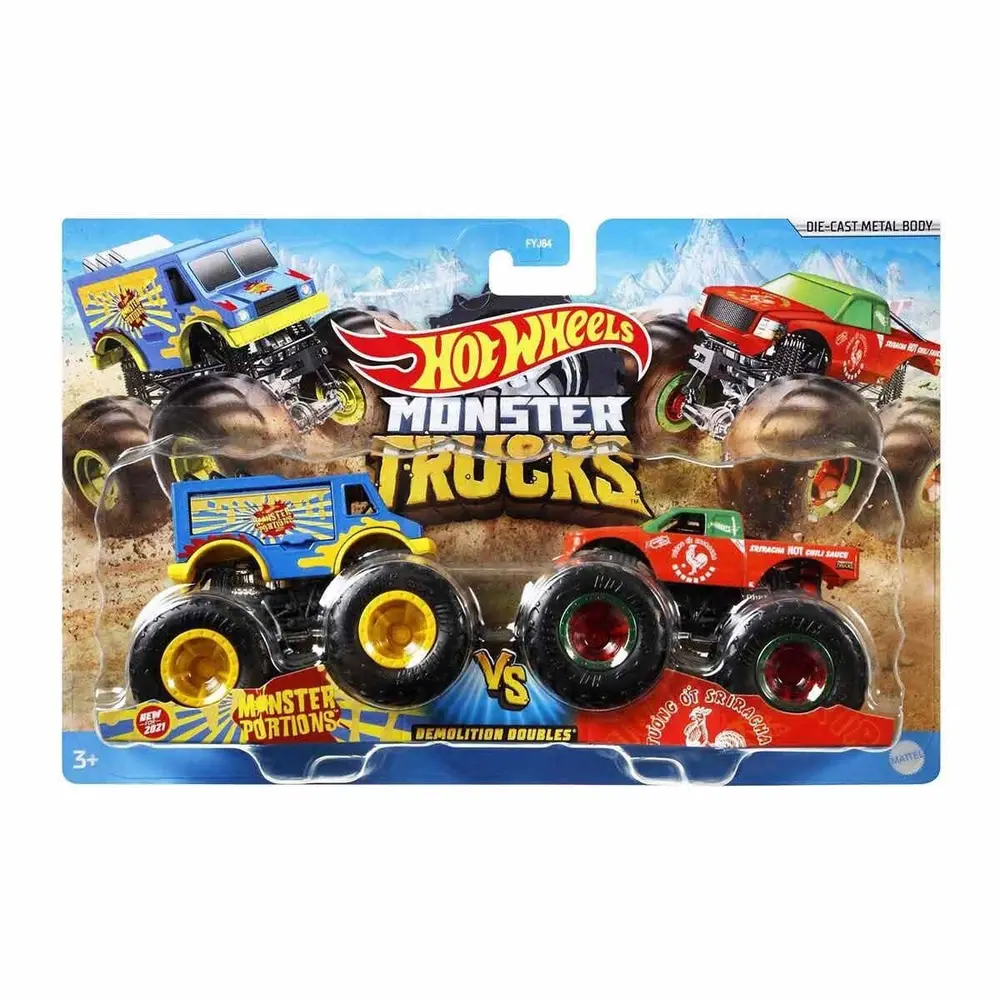FYJ64 Hot Wheels Trucks Güçlü İkili 1:64 Arabalar