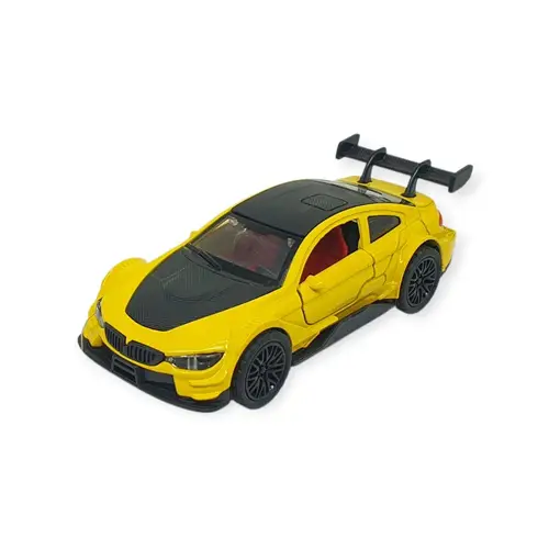 Çek Bırak Metal Arabalar cm - 3671C - Sarı - 1 ADET