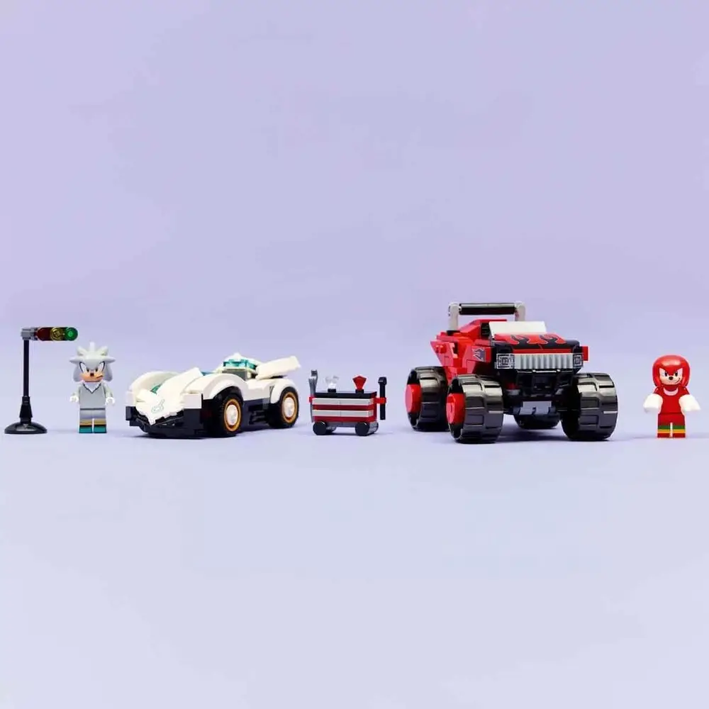 77118 Lego Sonic Silverın Arabası, Knucklesın Canar Kamyonuna Karşı 378 parça 6