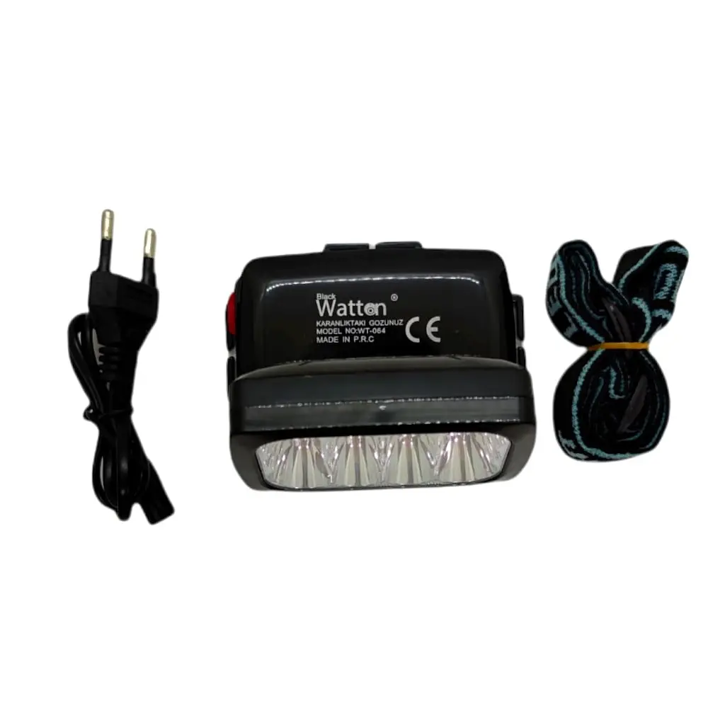 12 Ledli Güçlü Şarjlı Kafa Lambası WT-064 4