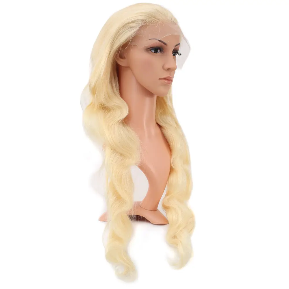 Gerçek Front Lace Daalı Platin Tül Peruk / 80/85cm 2