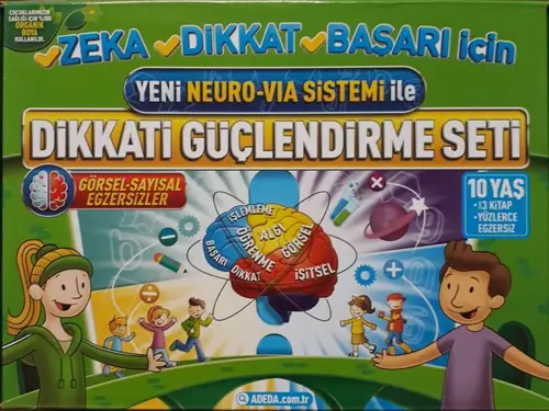 Dikkati Güçlendirme Seti 4. Sınıf – 10 Yaş-Neuro-Via