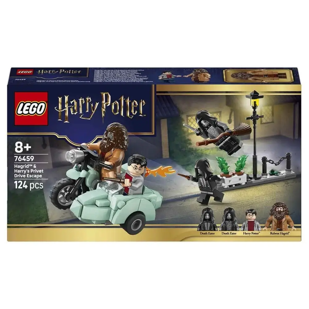 76459 Lego Harry Potter Hagrid ve Harrynin Privet Drive Kaçışı 124 parça +8 yaş 7