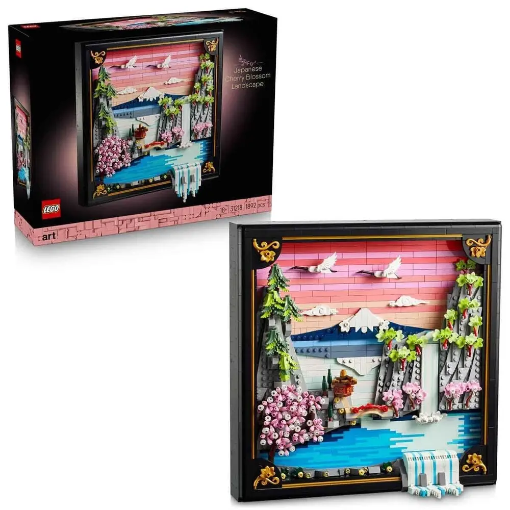 31218 Lego Art Jn Kiraz Çiçeği Manzarası 1892 parça +18 yaş 2