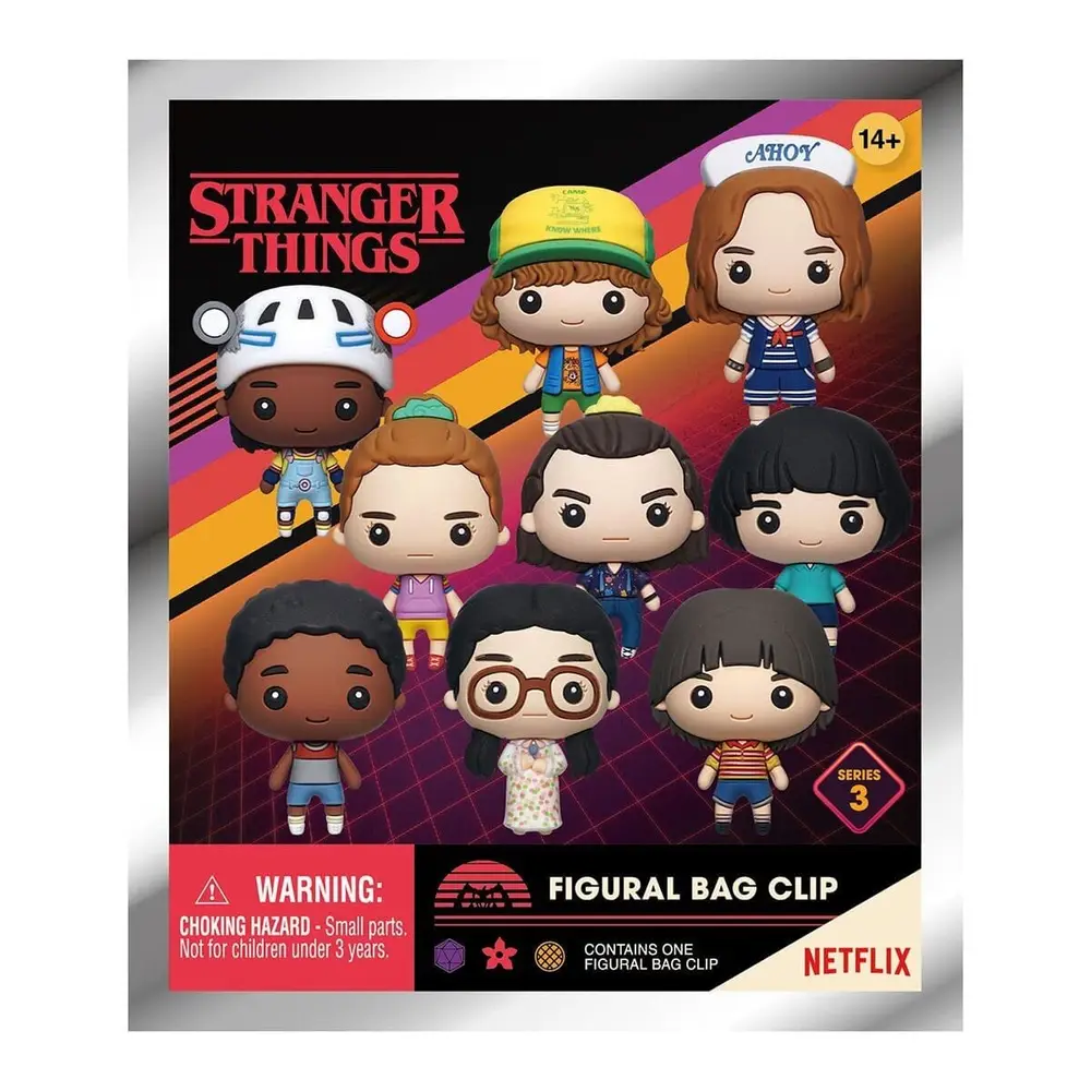 MONO32560 Monogram Stranger Things Klipsli Figür Seri 3 24lü display 2