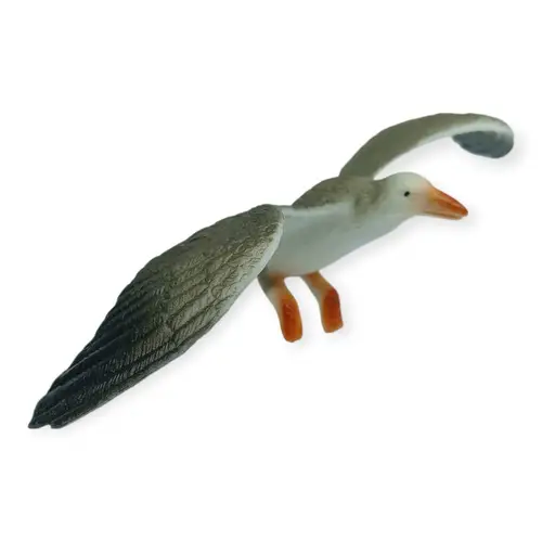 Hayvan Figürleri - Kuşlar -18 cm Gümüş Martı - 1 ADET