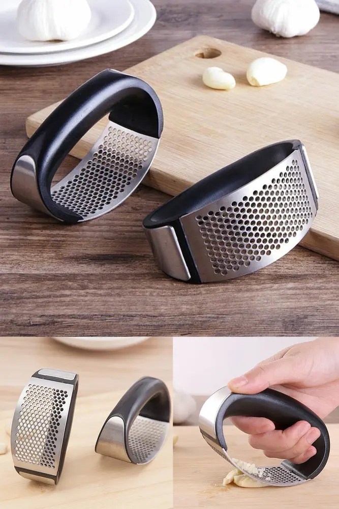 Yeni Sarımsak Ezici Paslanmaz Çelik Garlic Press 2