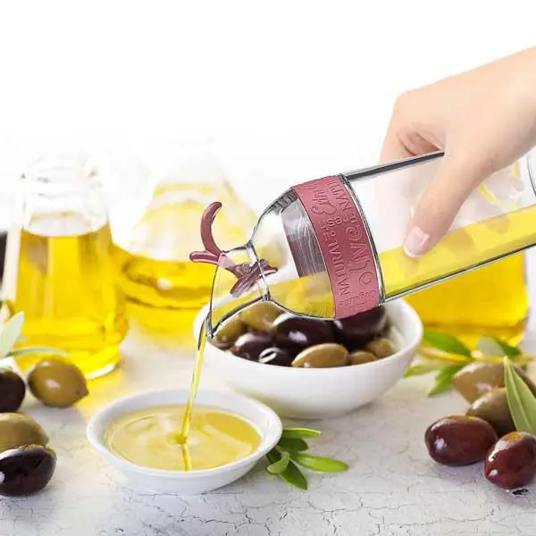 Cam Yağdanlık Fresh Ölçülü Yağ Şişesi Yağdanlık 3