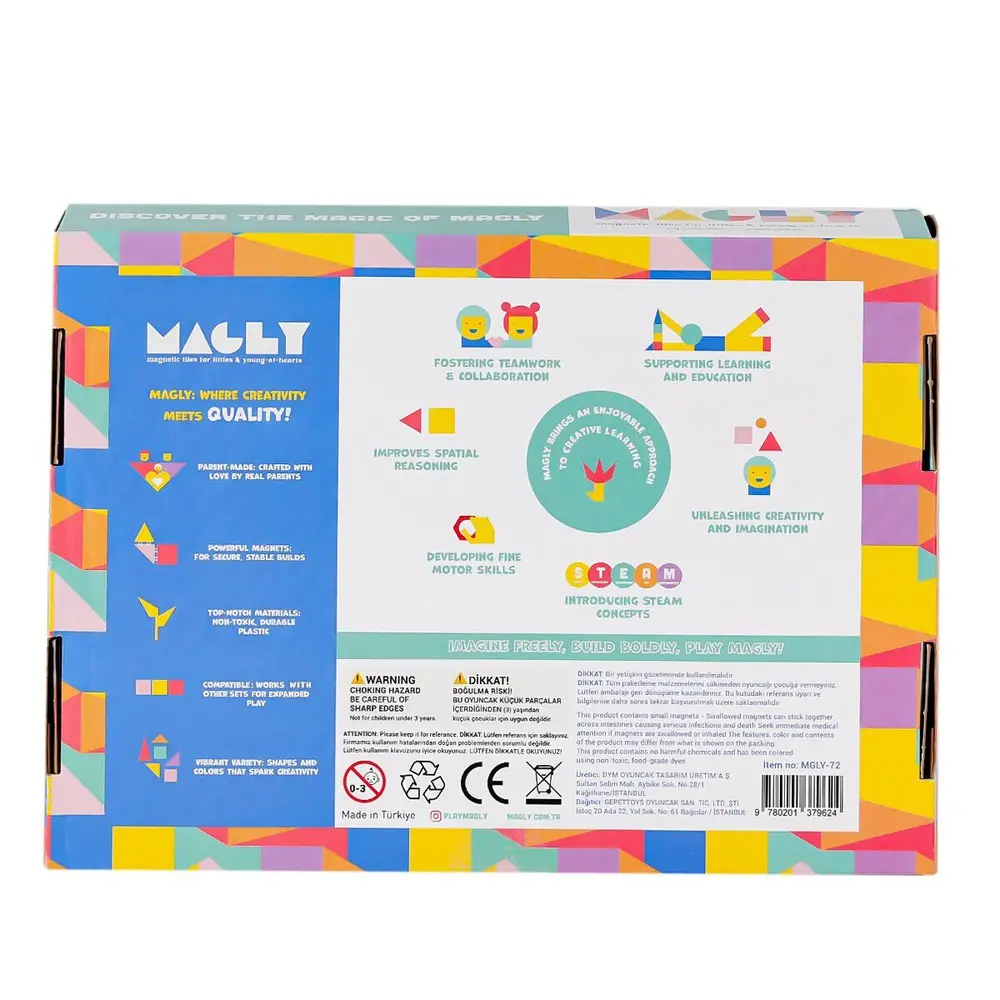 MGL-72 72 PCS MANYETİK BLOK 2