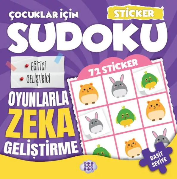 Çuklar için Sudoku -  Hediyeli Basit Seviye 2