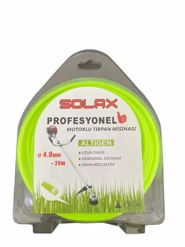 Solax Altıgen Tırpan Misinası 4 mm 28 Metre
