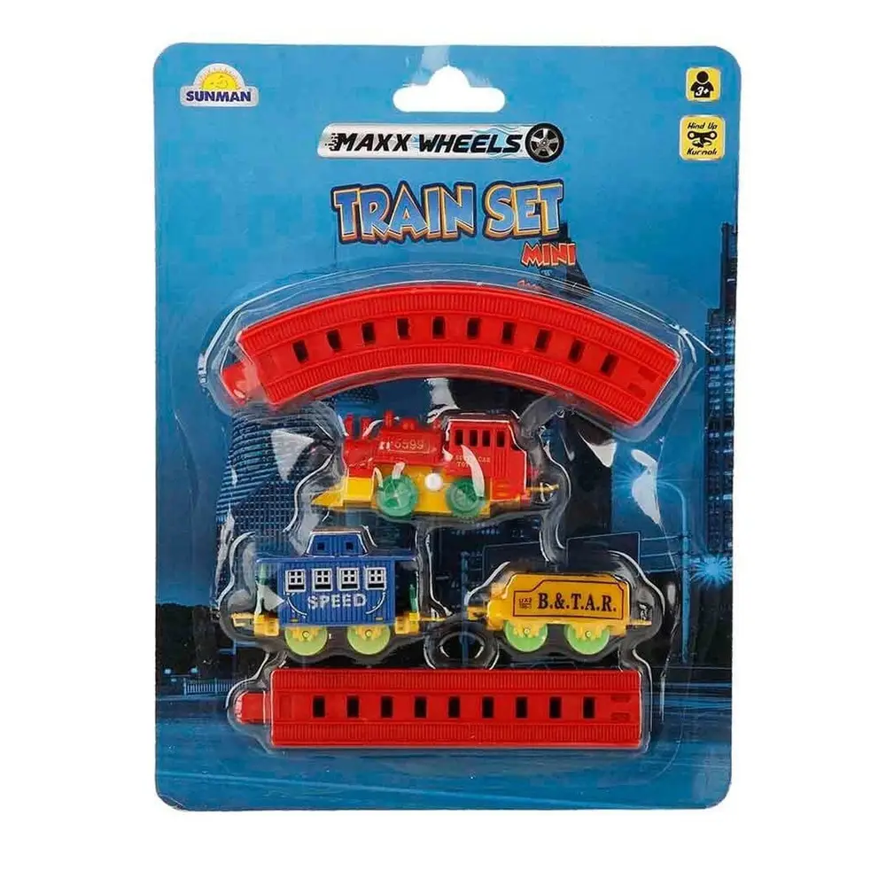 2559 Maxx Wheels Mini Tren Seti 11 Parça -Sunman 3