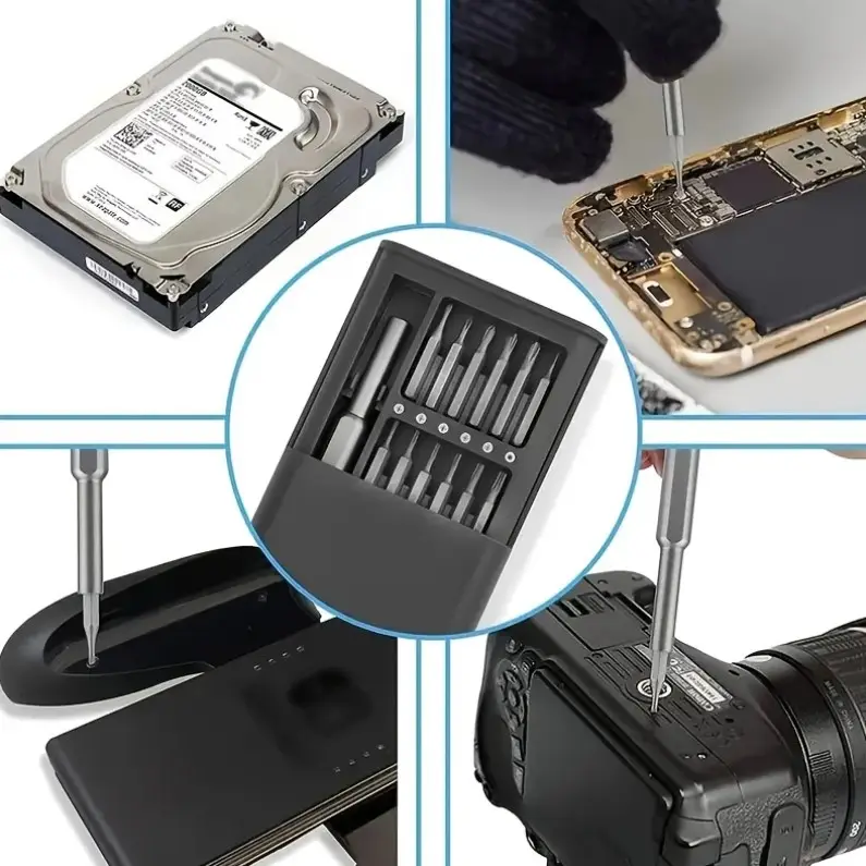 25 Parça Çok Fonksiyonlu Hassas Tornavida Seti – Telefon Tablet Elektronik Tamir Tornavida Seti 2