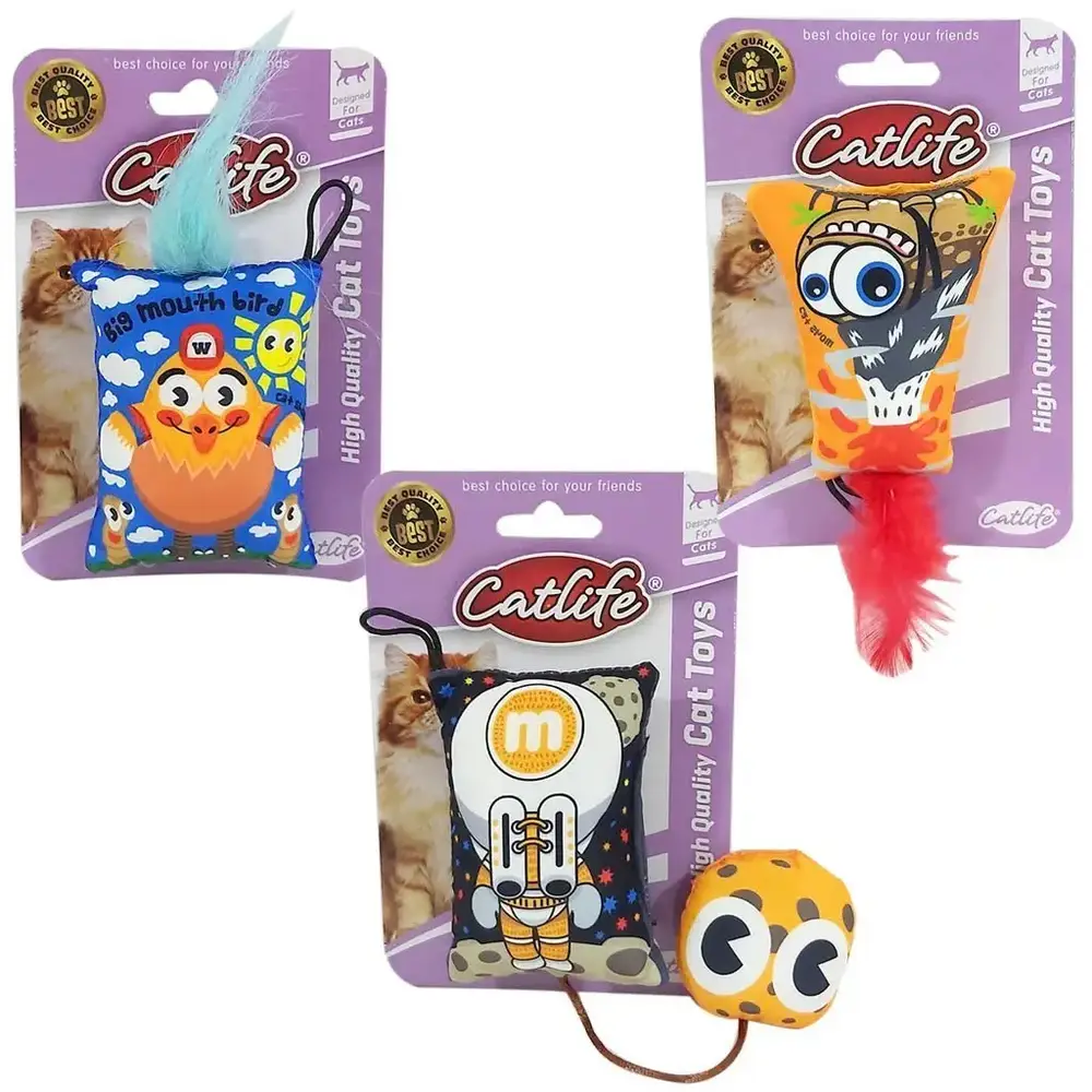 Catlife Hışırtılı Kediler Oyuncağı 9 cm 2
