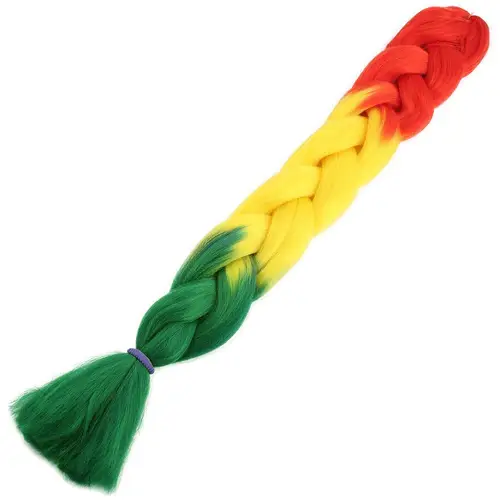 Afrika Örgüsü Ve Rasta İçin Sen Ombreli / Tcu / Sarı / Yeşil