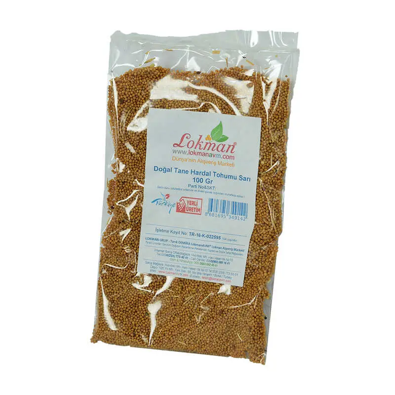 Hardal u Tane Doğal Sarı 100 Gr Paket 5