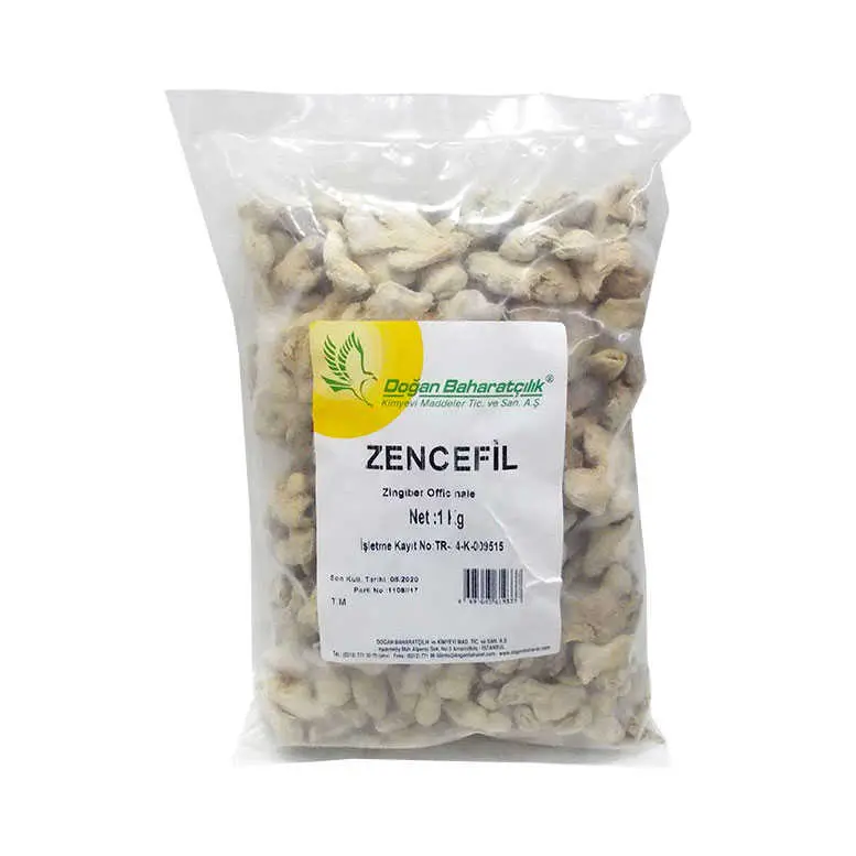 Zencefil Kökü Tane Doğal 1000 Gr Paket 3