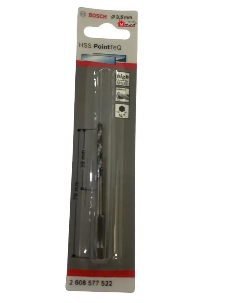 Pointteq Altıgen Şaftlı Hss Matkap Ucu 3,5 mm 2