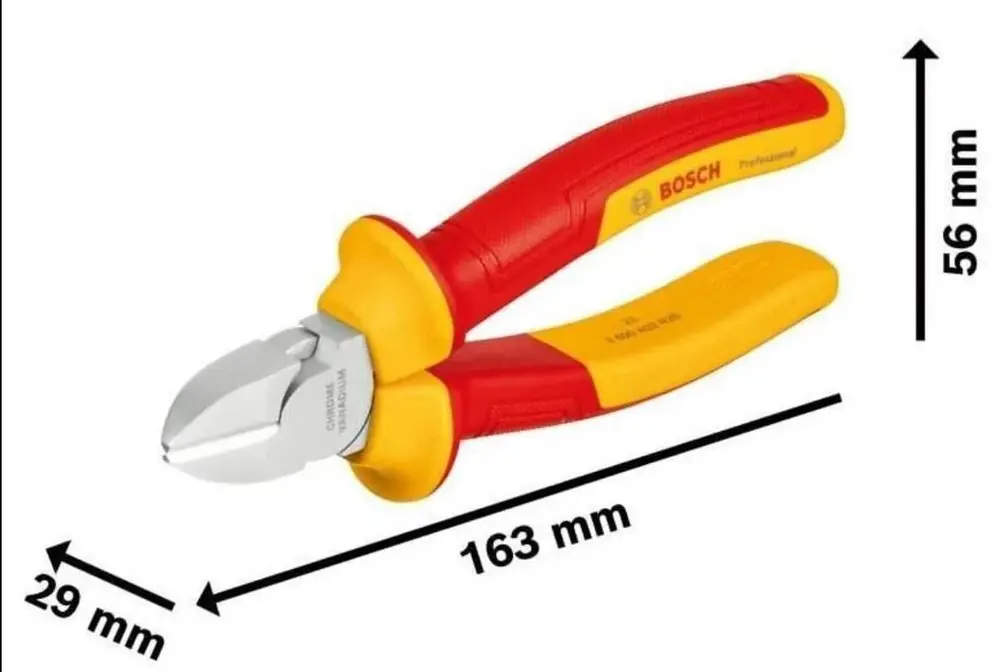 Profesyonel İzoleli Yan Keski 160 mm 2