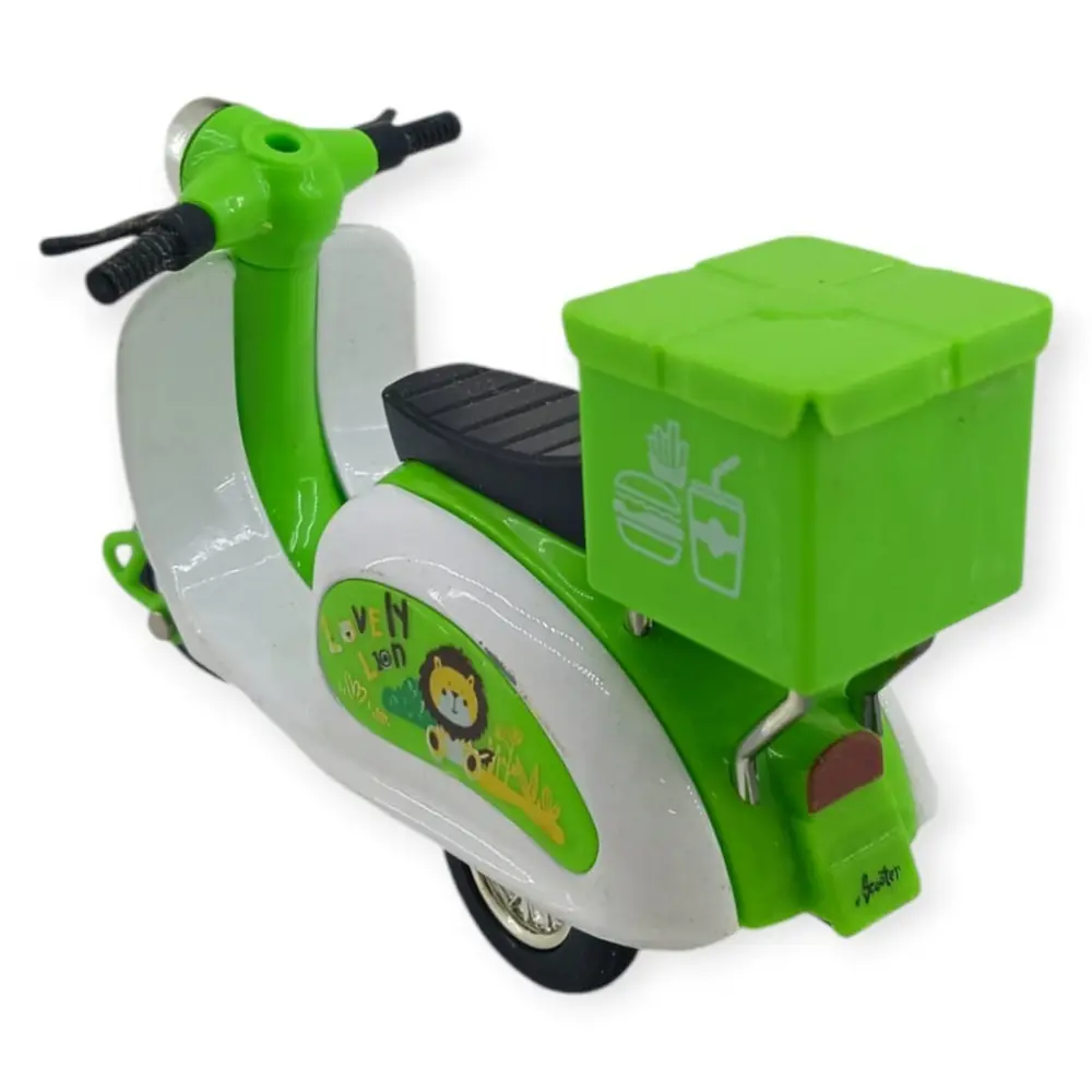 Çek Bırak Metal Vespa Motor  Cm - FY361A-D-YEŞİL - 1 ADET 4