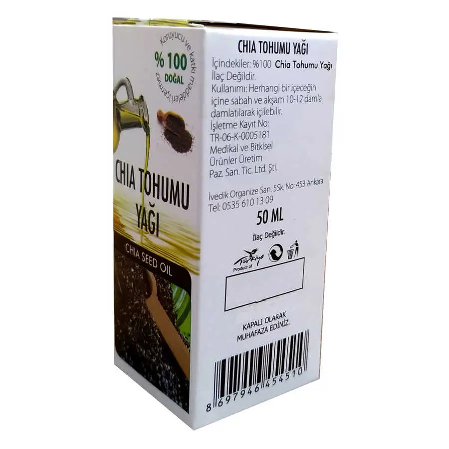 Chia u Yağı 50 ML 6