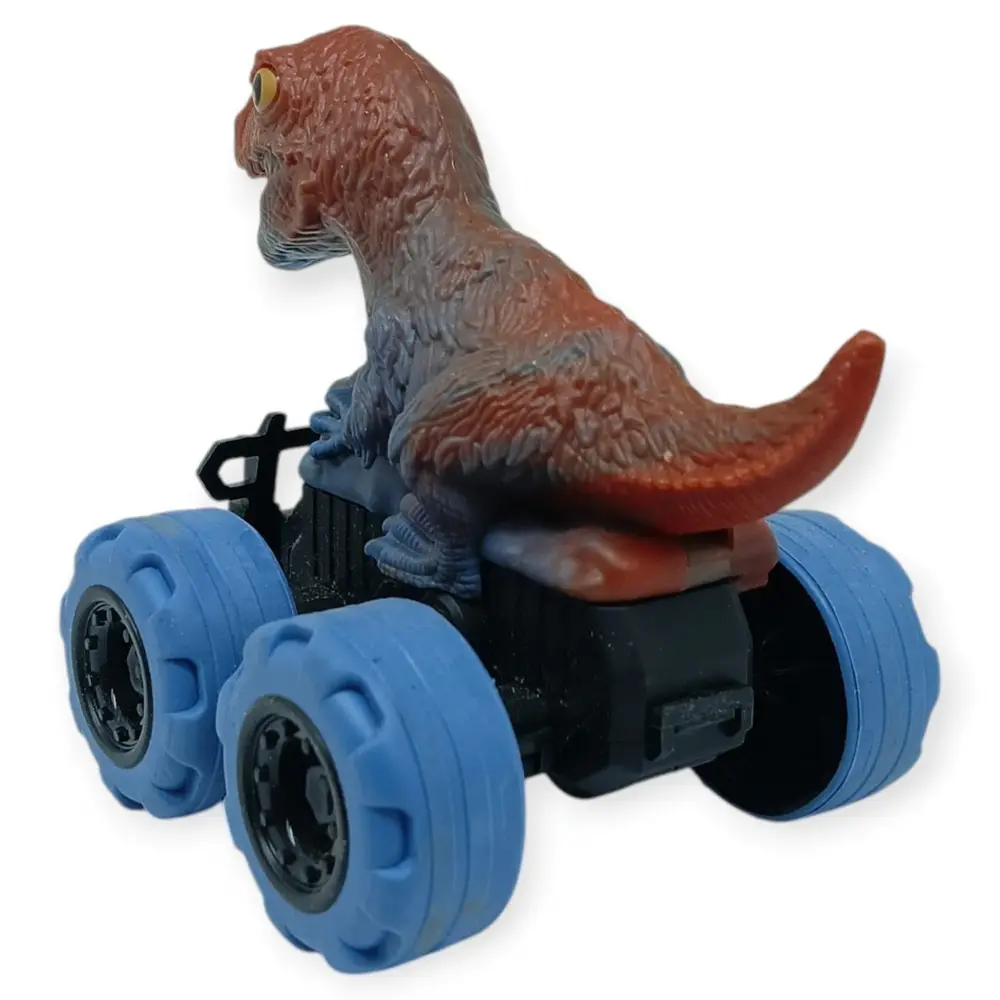 Sürtmeli Dinazor Arabalar cm - H-20 - T-Rex -Kahverengi - 1 ADET 5