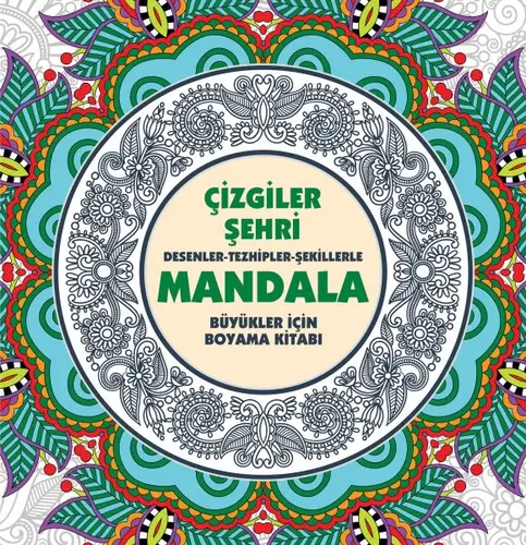Çizgiler Şehri - Mandala (Büyükler İçin Boyama)