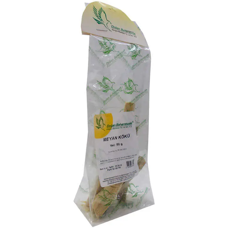 Meyan Kökü Sıyrılmış Çubuk Doğal 50 Gr Paket 4