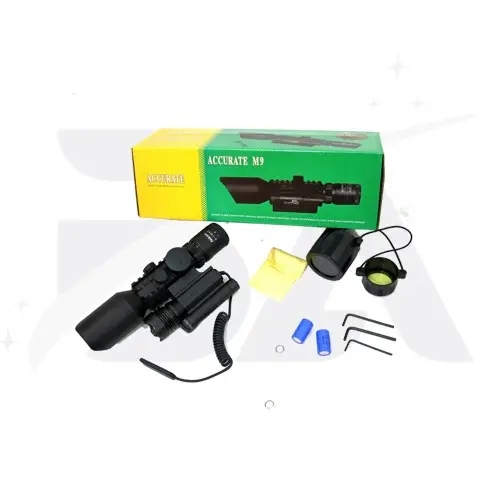3-10x42 Zoomlu Dürbünü Lazer Fenerli M9 4