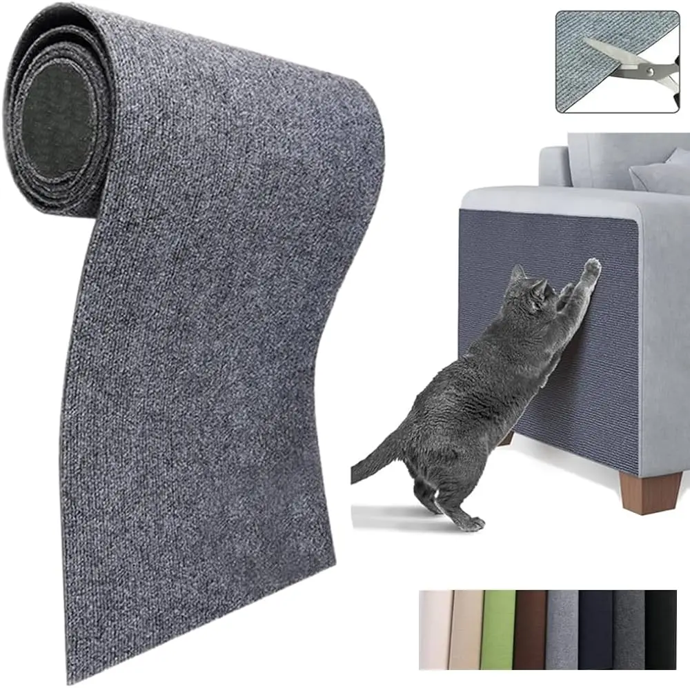 Kedi Tırmalama Halısı 30x98 cm – Koltuk Duvar Yer Kullanımlı Yapışkanlı Tırmalama Matı 2