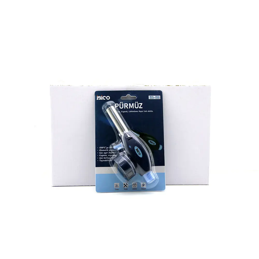 PÜRMÜZ NARGİLE ÇAKMAK BAŞLIK BRÜLÖR OTOMATİK PİEZOELEKTRİK ATEŞLEME 3
