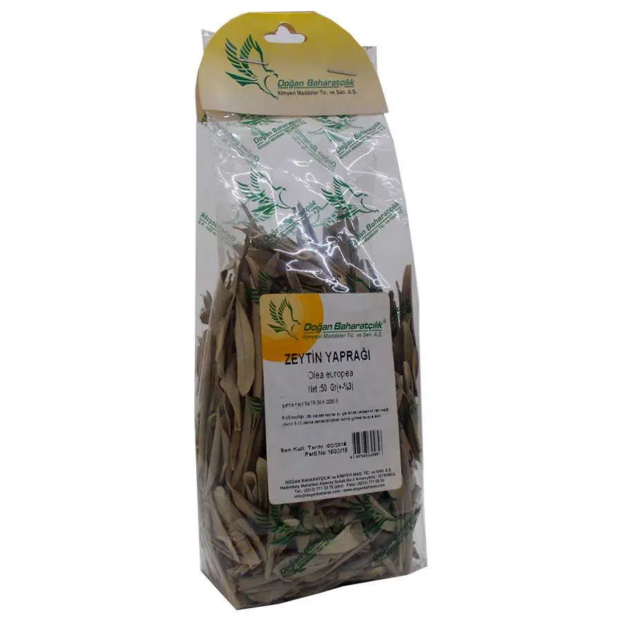 Zeytin Yaprağı Doğal 50 Gr Paket 4