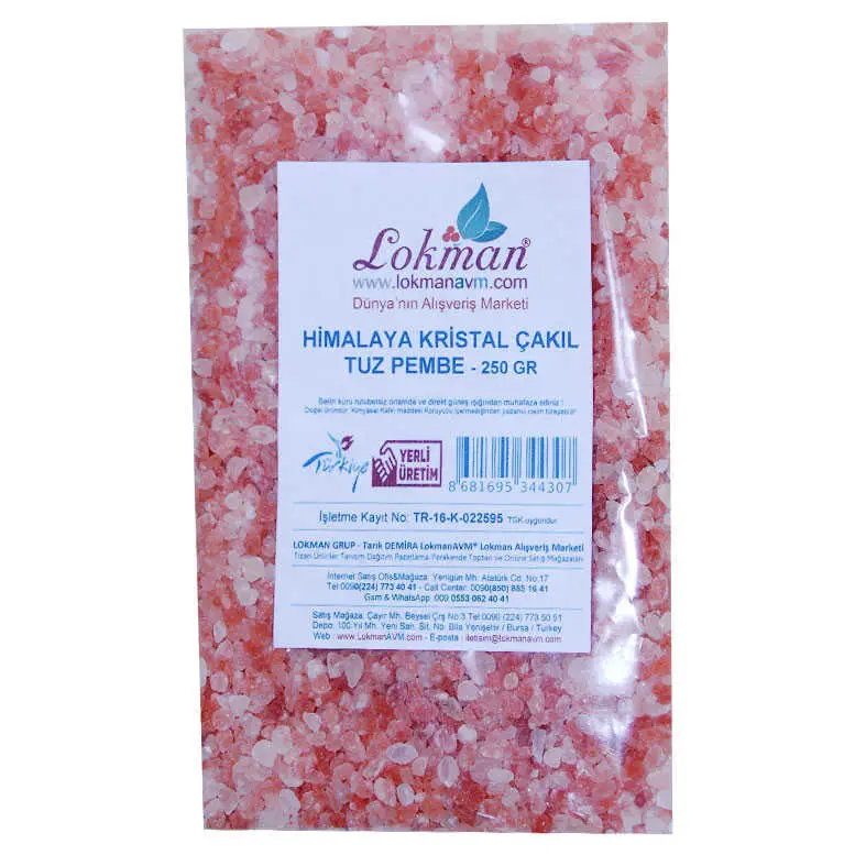Yemeklik Himalaya Kristal Kaya Tuzu Çakıl Pembe 250 Gr 3