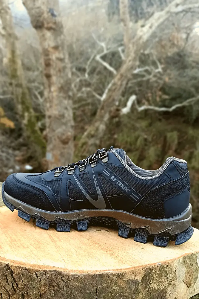 Erkek Outdoor Trekking Ayakkabı Siyah Renk 2