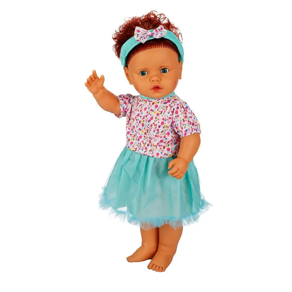 1060011 Lila Sesli lı Et Bebek 60 cm 2