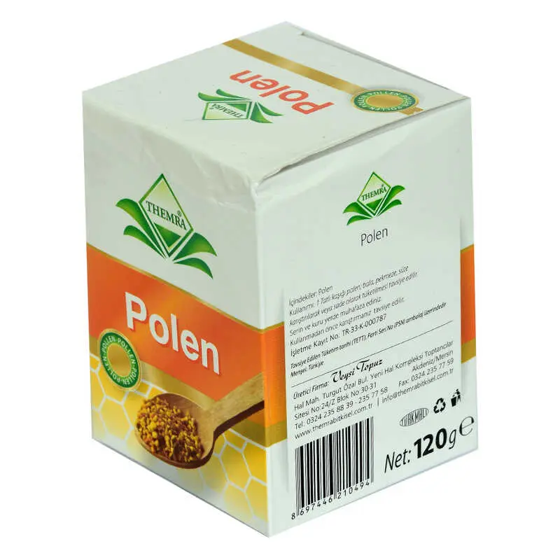 Polen Arı Poleni Doğal Cam Kanoz 120 Gr 5