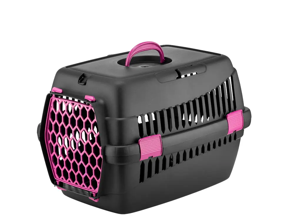 Plastik Kedi Köpek Taşıma Çantası 49*35*32,5 cm Karışık Renklerde 3