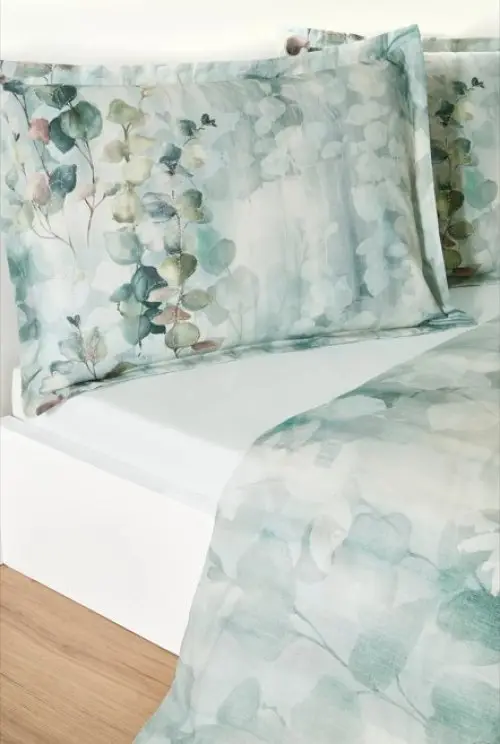 Özdilek Çift Kişilik Ranforce Nevresim Takımı Nature Drip Yeşil 3