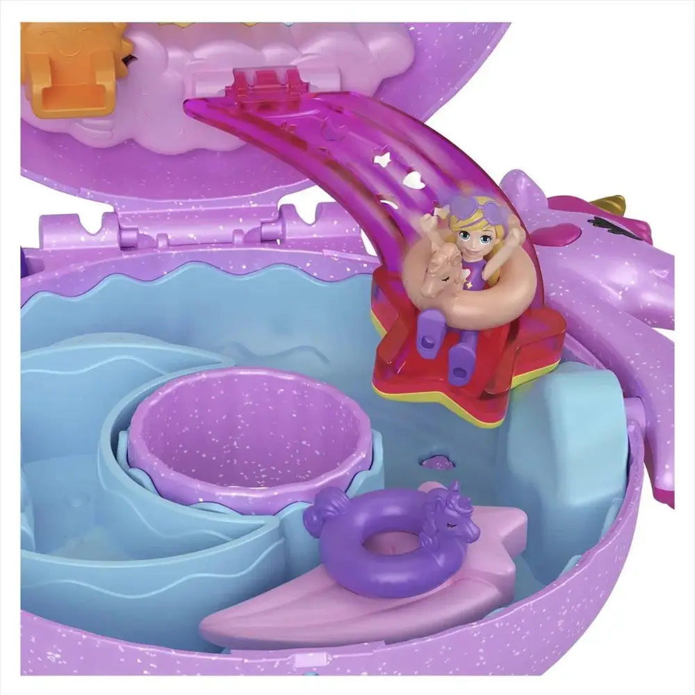HKV34 Polly Pket Unicorn Temalı Oyun Seti 3