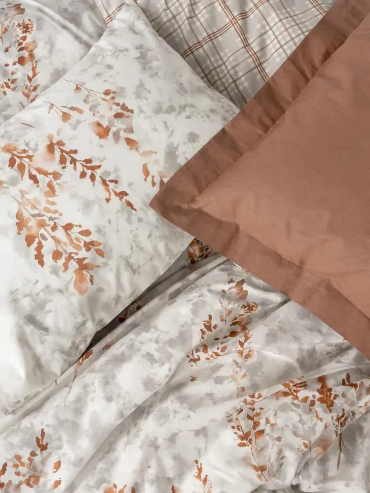 Çift Kişilik Modeline Nevresim Takımı Lamina Tarçın 2