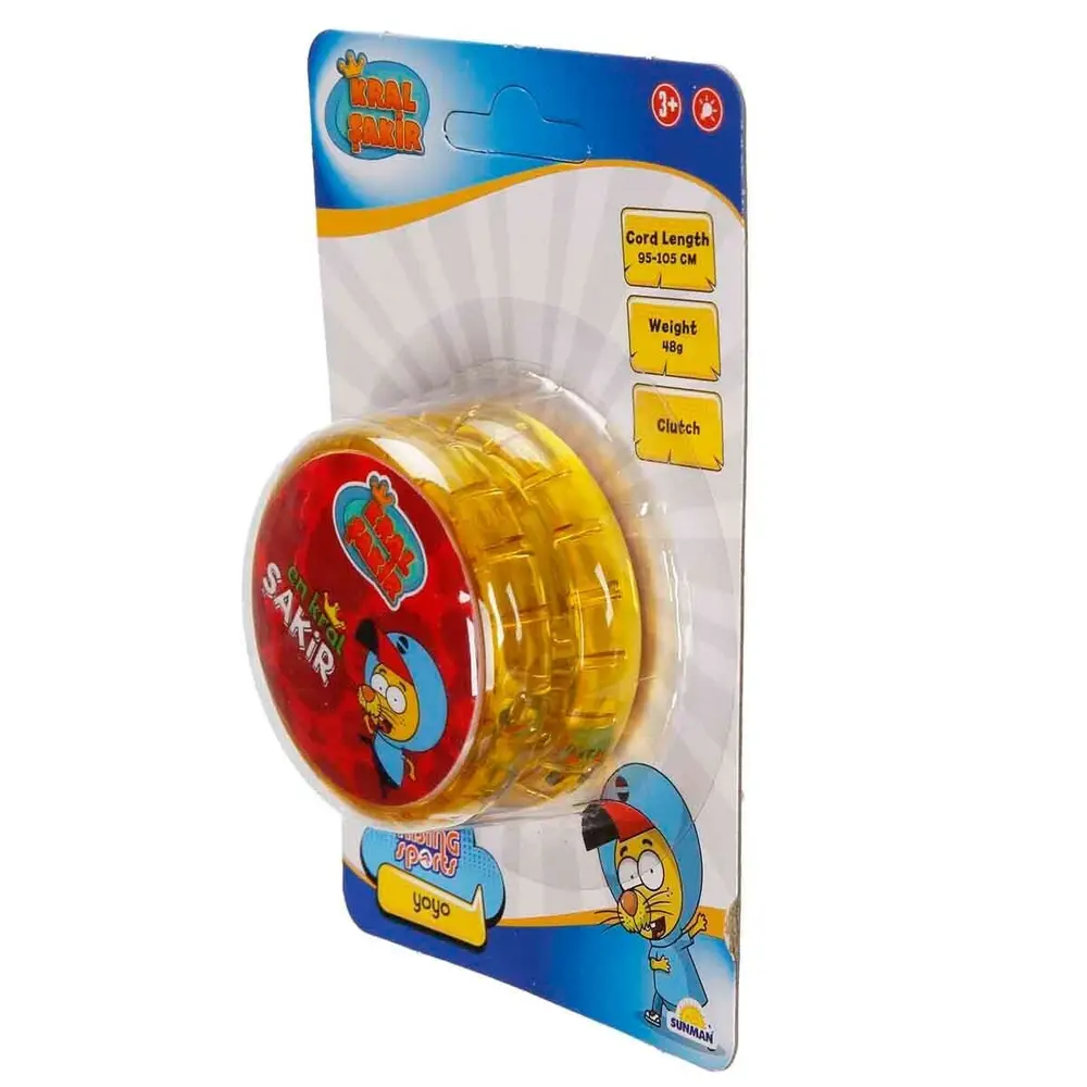 5354 SUN-RST-RSP-YOYO KRAL ŞAKİR 6CM SARI IŞIKLI KRTL KRAL 2