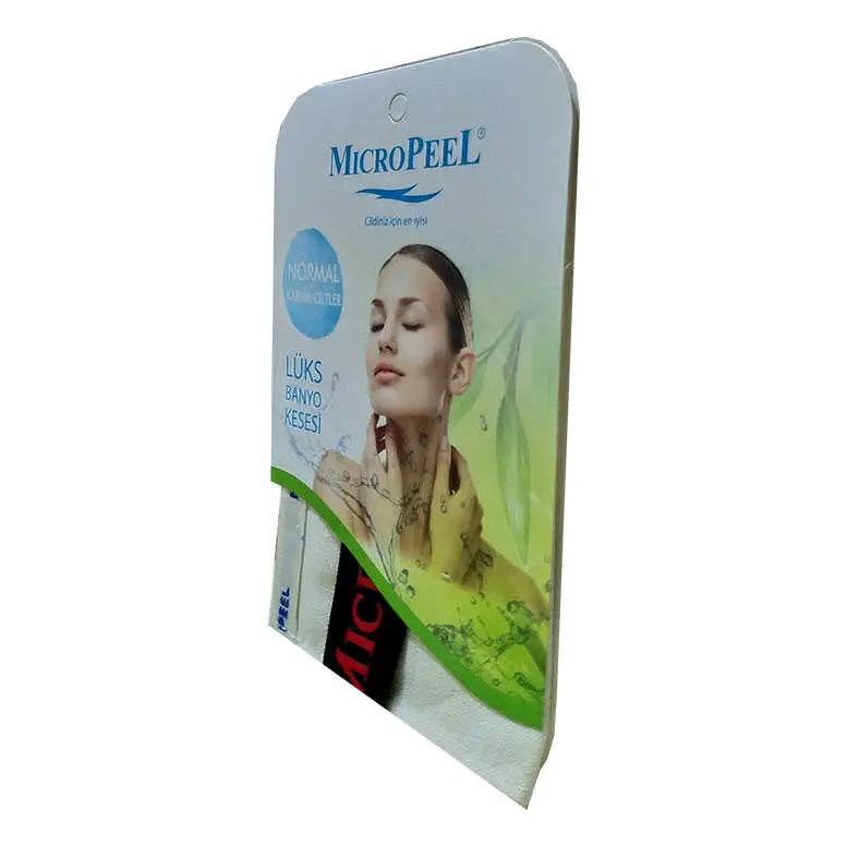 İpek  Cilt İçin Banyo Kesesi Beyaz 16X25 4