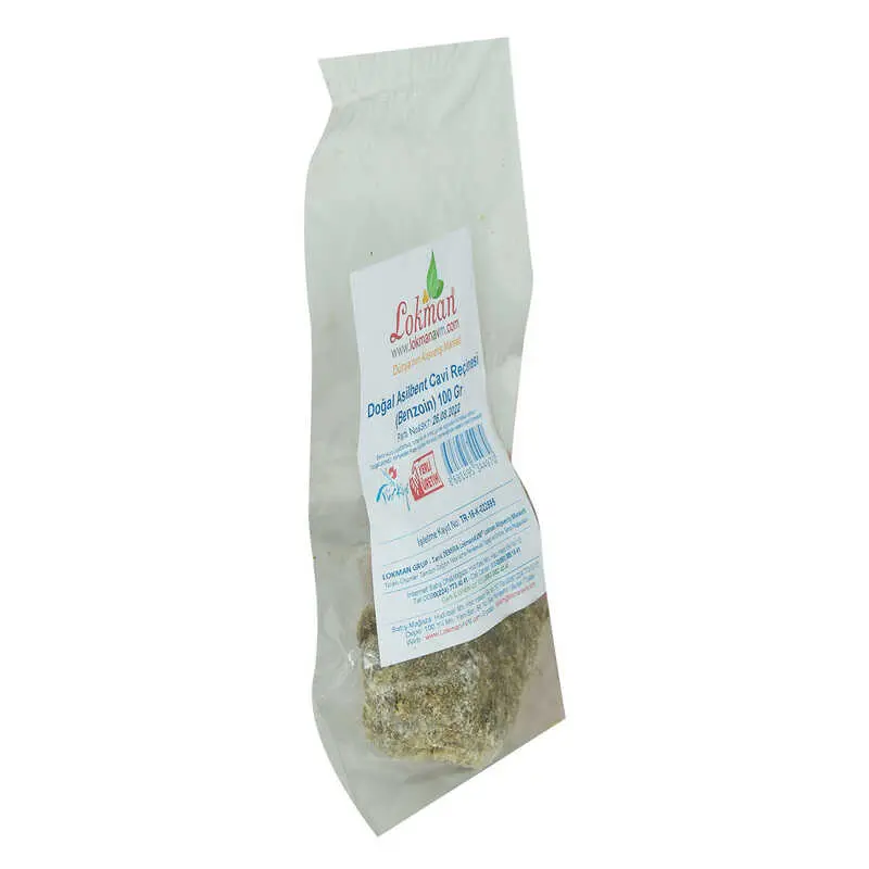 Asilbent Ci Reçinesi Doğal Benzoin 100 Gr Paket 5