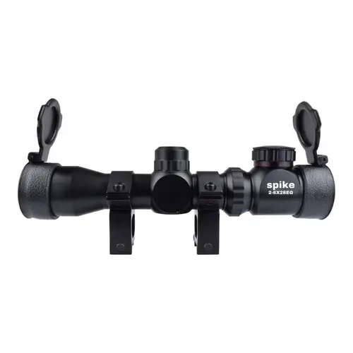 2-6x28 Zoomlu Tüfeği Dürbünü Hedef Çizgili Çift Işıklı