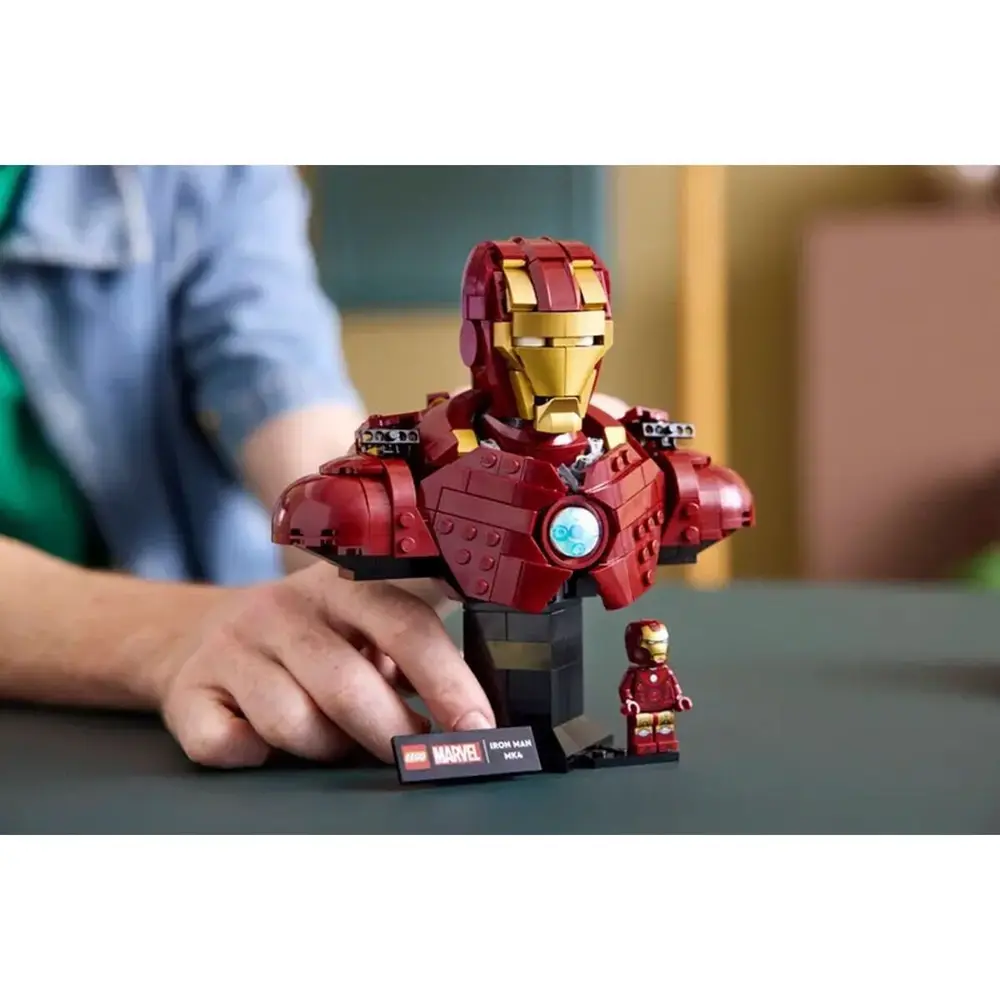 76327 Lego Marvel Iron Man 4 Büstü 436 parça +18 yaş 7
