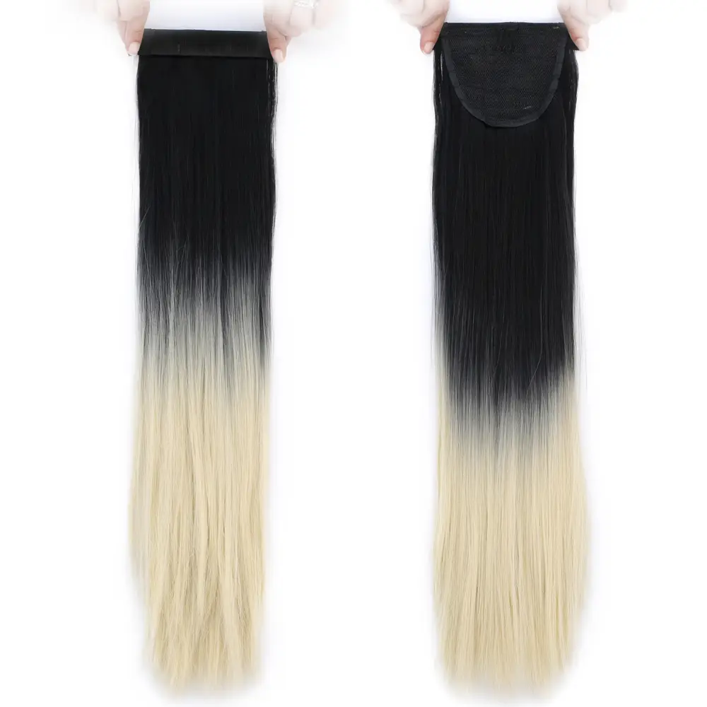 Fiber Sen Sihirli At Kuyruğu / Siyah / Platin Ombreli 3