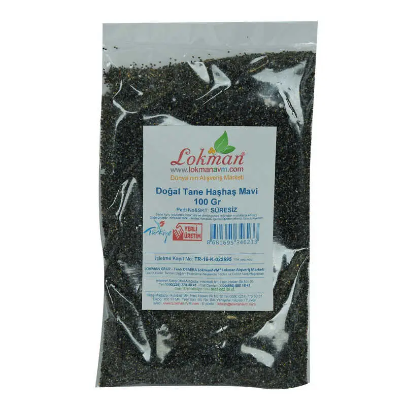 Haşhaş u Tane Doğal Mi 100 Gr Paket 3