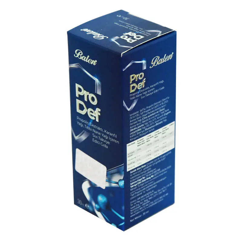 Prodef Propolis Ekstraktı  ve Nane Yağlı Takviye Edici Gıda 30 ML 4