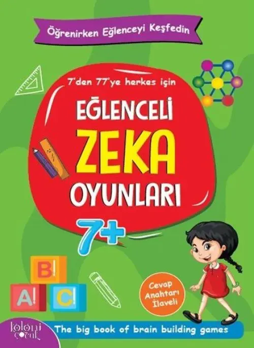 Eğlenceli Zeka Oyunları - Yeşil  - Öğrenirken Eğlenceyi Keşfedin
